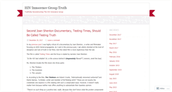 Desktop Screenshot of hivinnocencegrouptruth.com